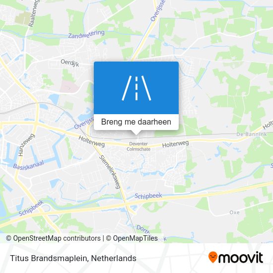 Titus Brandsmaplein kaart