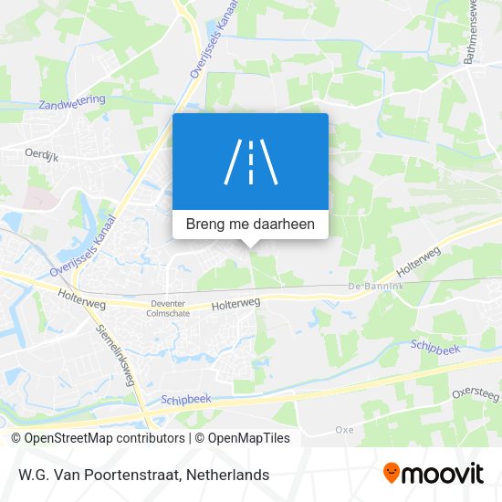 W.G. Van Poortenstraat kaart