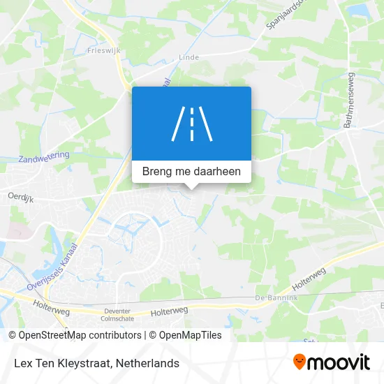 Lex Ten Kleystraat kaart