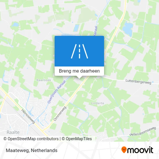Maateweg kaart