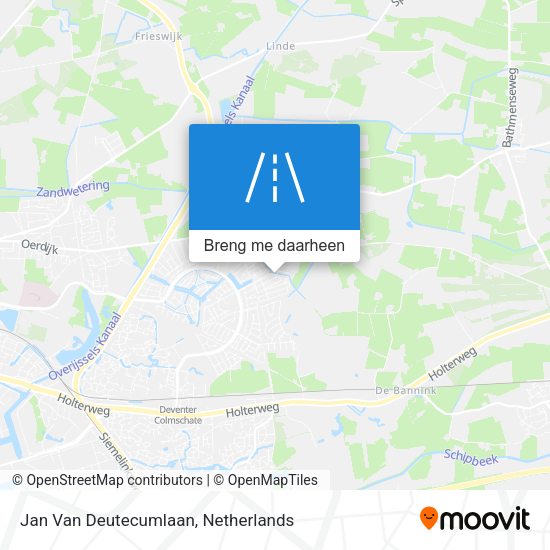 Jan Van Deutecumlaan kaart