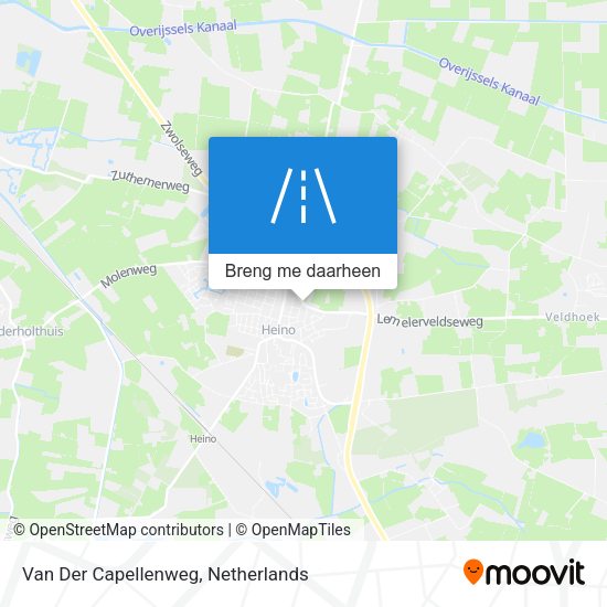 Van Der Capellenweg kaart
