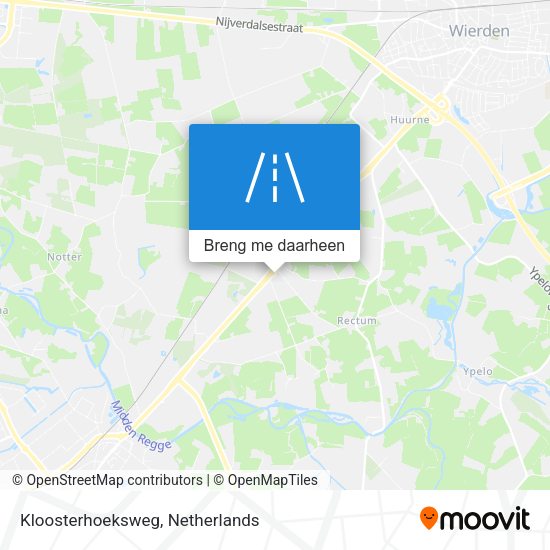 Kloosterhoeksweg kaart