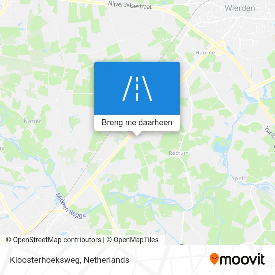 Kloosterhoeksweg kaart