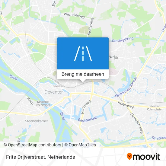 Frits Drijverstraat kaart