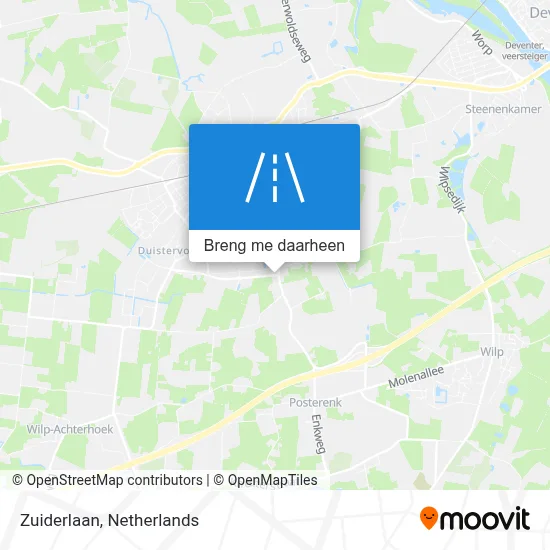 Zuiderlaan kaart