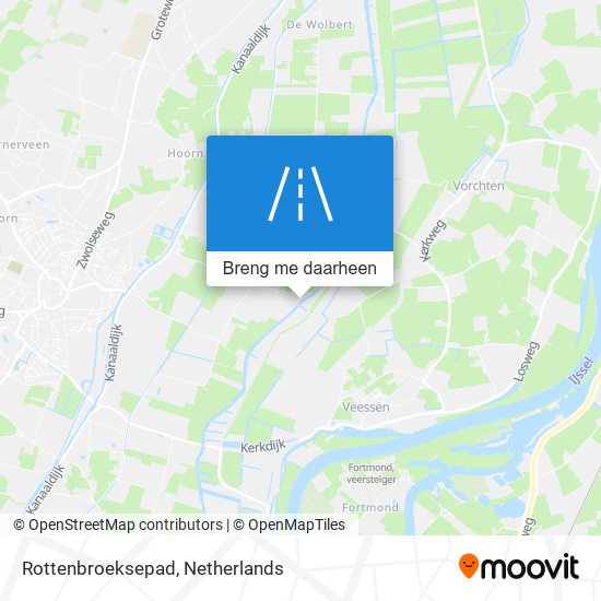 Rottenbroeksepad kaart