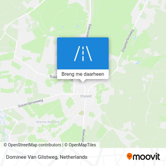 Dominee Van Gilstweg kaart