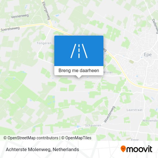 Achterste Molenweg kaart