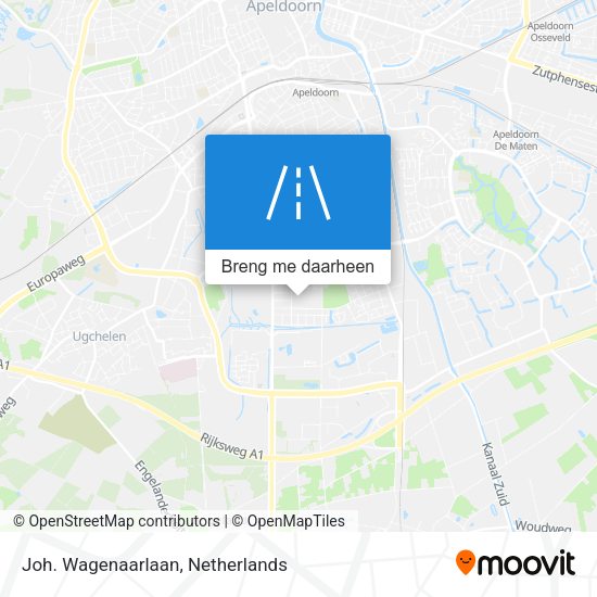 Joh. Wagenaarlaan kaart