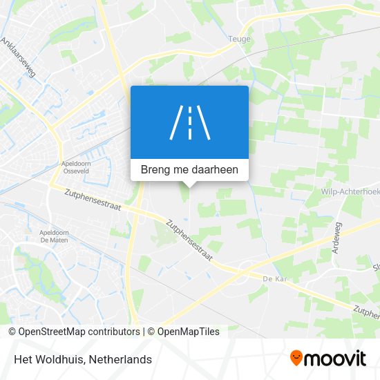 Het Woldhuis kaart