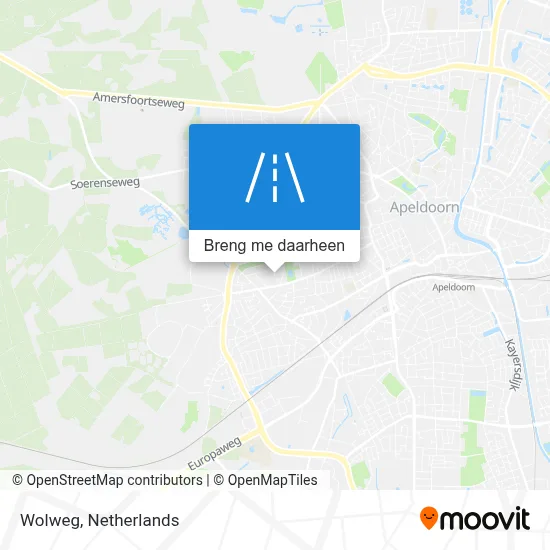 Wolweg kaart