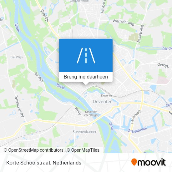 Korte Schoolstraat kaart