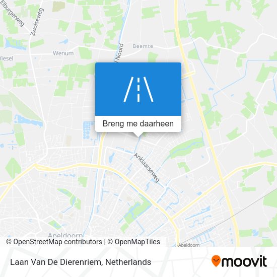 Laan Van De Dierenriem kaart