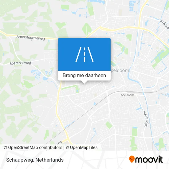 Schaapweg kaart