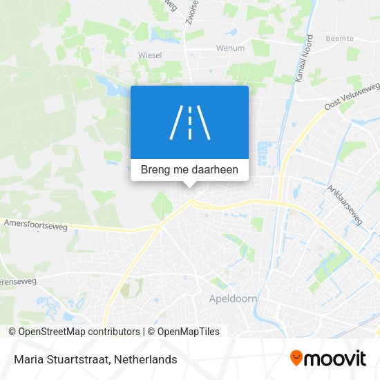 Maria Stuartstraat kaart