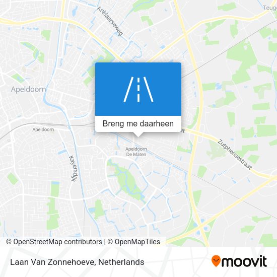 Laan Van Zonnehoeve kaart