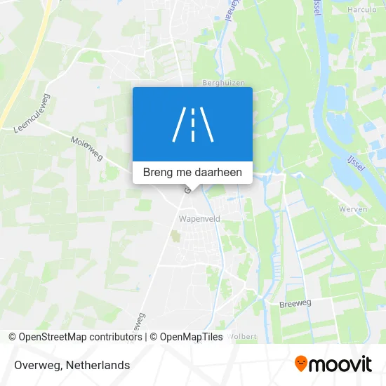 Overweg kaart