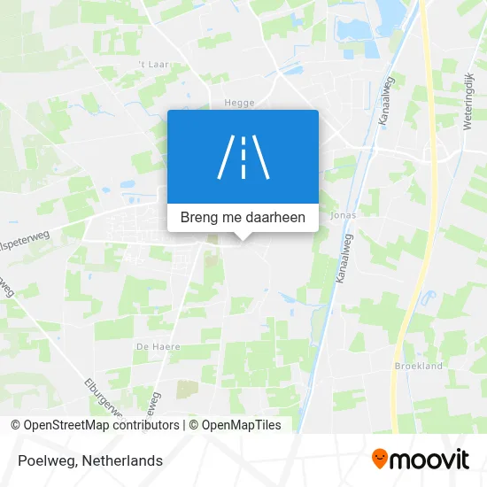 Poelweg kaart