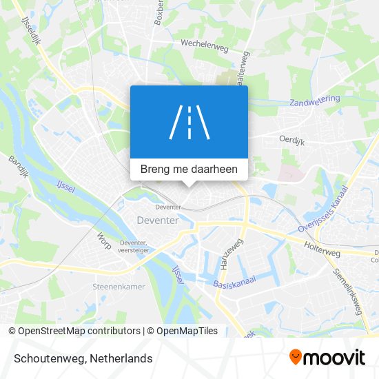 Schoutenweg kaart