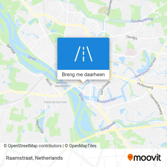 Raamstraat kaart