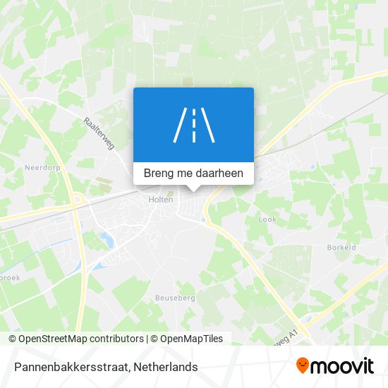 Pannenbakkersstraat kaart