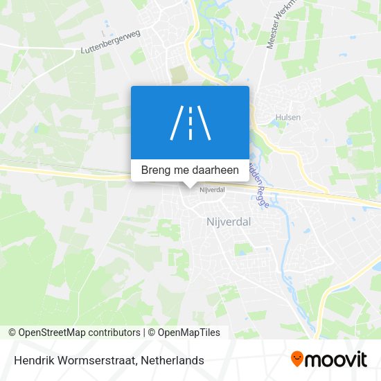 Hendrik Wormserstraat kaart
