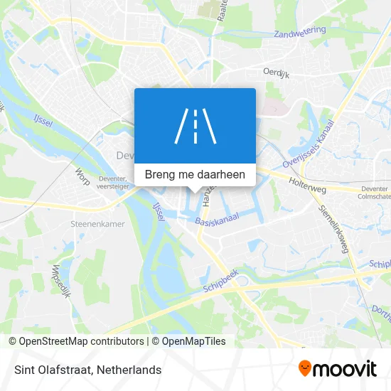 Sint Olafstraat kaart