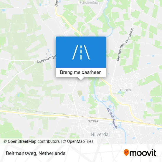 Beltmansweg kaart