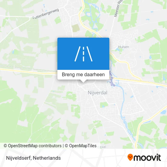 Nijveldserf kaart