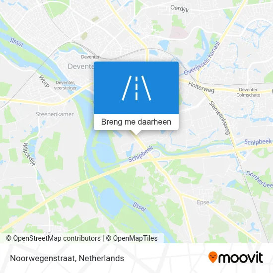 Noorwegenstraat kaart