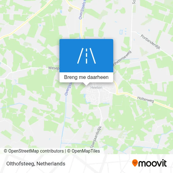 Olthofsteeg kaart