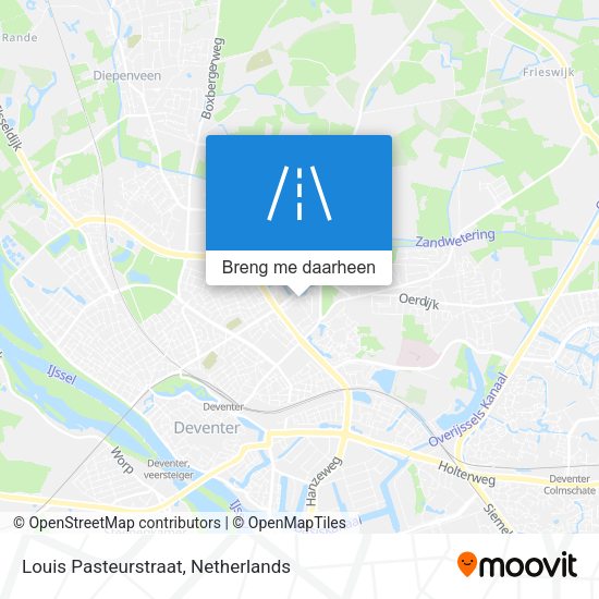 Louis Pasteurstraat kaart
