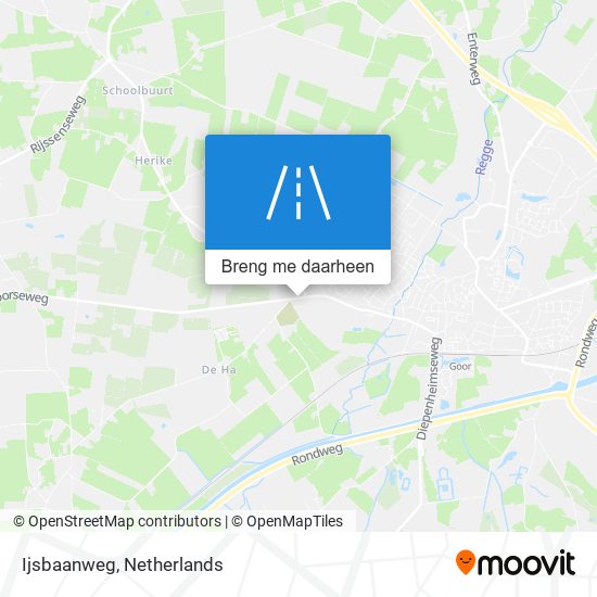 Ijsbaanweg kaart