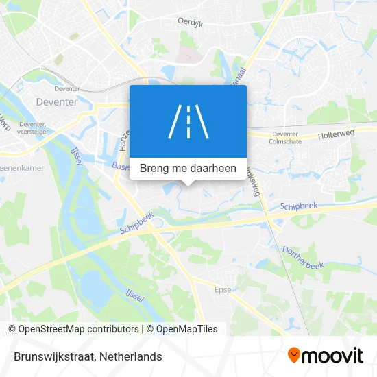 Brunswijkstraat kaart