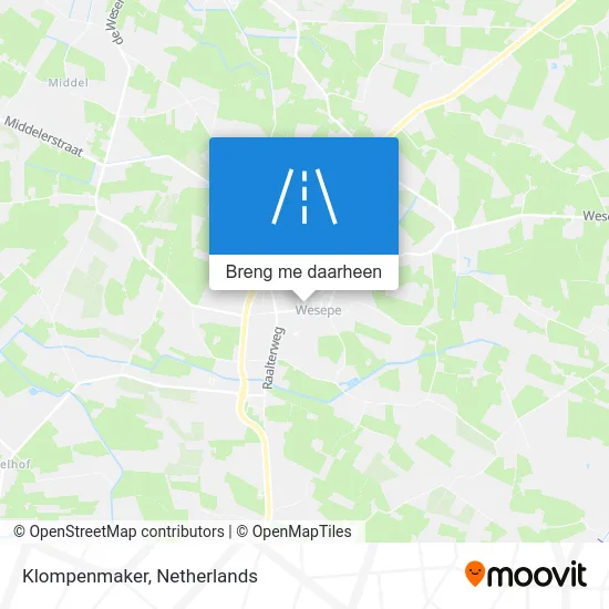 Klompenmaker kaart