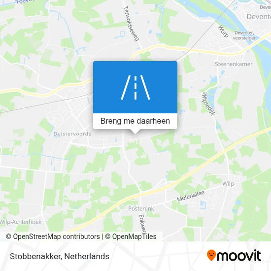 Stobbenakker kaart