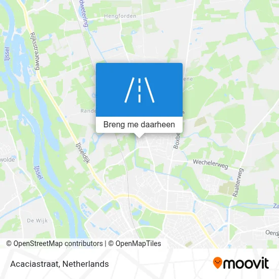 Acaciastraat kaart