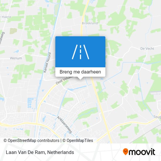 Laan Van De Ram kaart