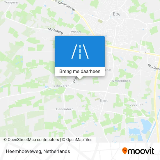 Heemhoeveweg kaart