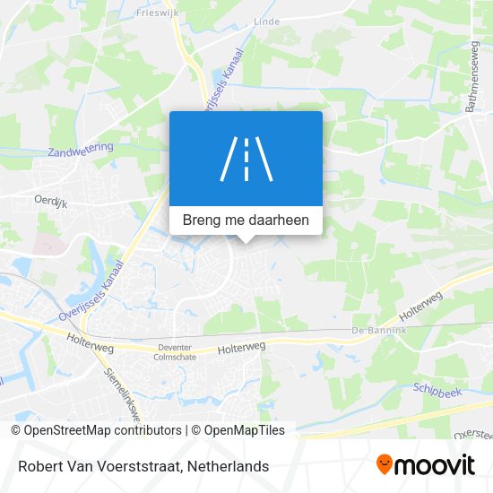 Robert Van Voerststraat kaart