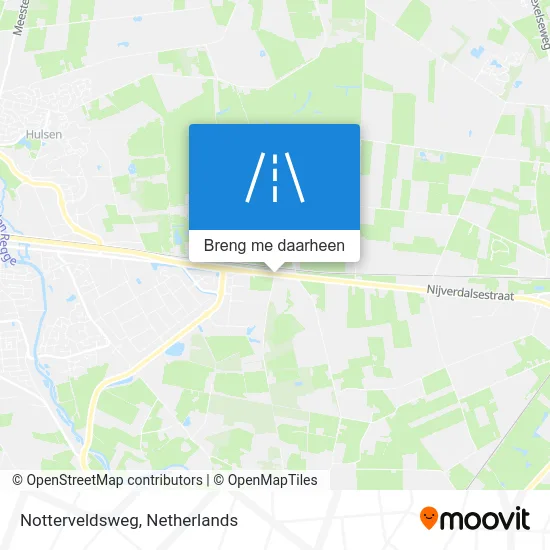 Notterveldsweg kaart