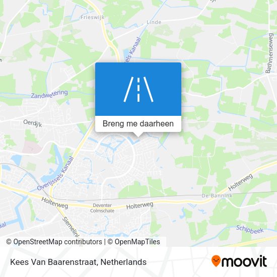 Kees Van Baarenstraat kaart
