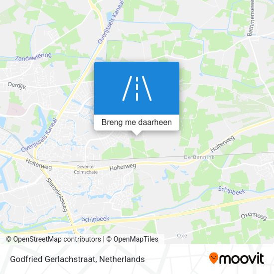 Godfried Gerlachstraat kaart