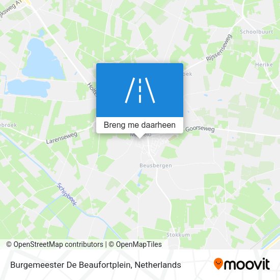 Burgemeester De Beaufortplein kaart