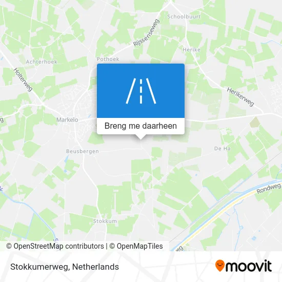 Stokkumerweg kaart
