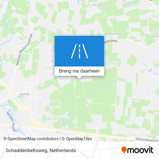 Schaddenbeltsweg kaart