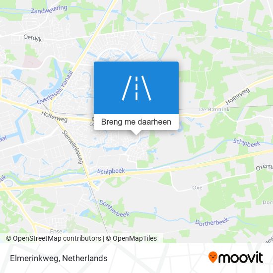 Elmerinkweg kaart