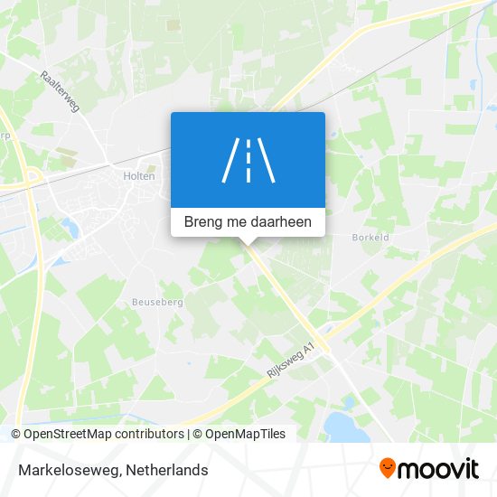 Markeloseweg kaart