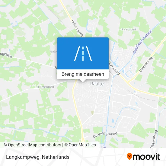 Langkampweg kaart